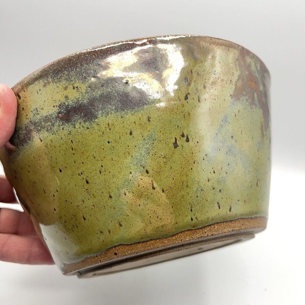Studio Art Ceramic Bowl With Metallic Finish - Picture 7 of 14
